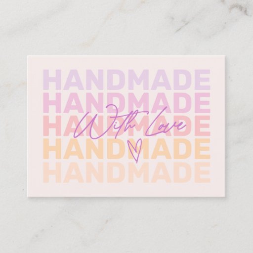 Customizable Modern retro Thank You Small Business card