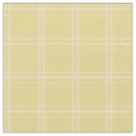 Modern retro yellow and white maclaren scotland    fabric