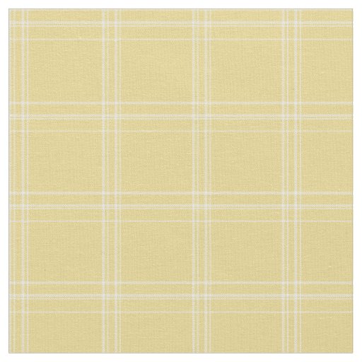 Modern retro yellow and white maclaren scotland    fabric