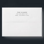 Modern Return Address Envelope<br><div class="desc">Save time with this simple and modern return address envelope. Simply personalize with your address.</div>