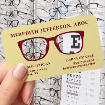 Modern Rich Cherry Glasses Optician Optometrist