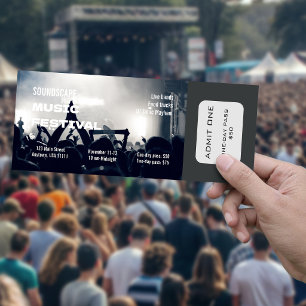 Modern Rock Music Festival Ticket