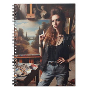 Modern Rockstar Classical Artist Notebook