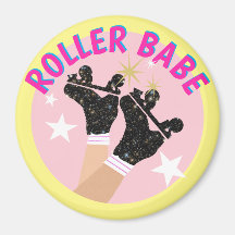 Modern Roller Babe Skater Derby Skating Gift     