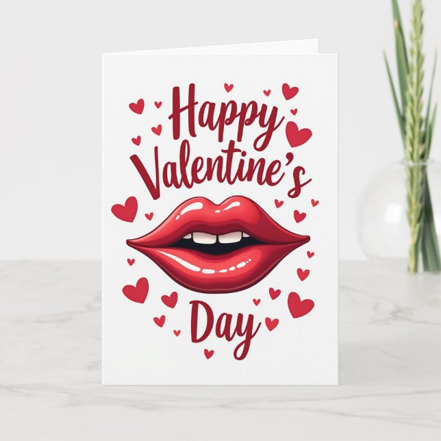Modern Romance Valentines Card (Front)