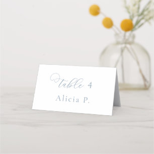 Modern Romance Wedding Dinner Place Card