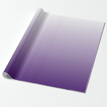 Modern Romantic Summer Lilac Ombre Purple Wrapping Paper by ThemeWeddingBoutique at Zazzle