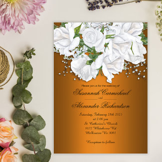 Modern Romantic Tangerine Wedding