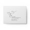 Modern Romantic Wedding RSVP Card Return