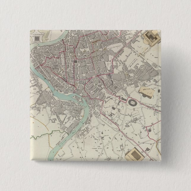 Modern Rome Pinback Button (Front)