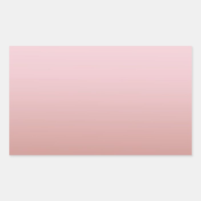 Modern Rose Gold Blank Template Add Your Text Rectangular Sticker ...