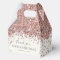 Modern Rose Gold Blush Floral Birthday