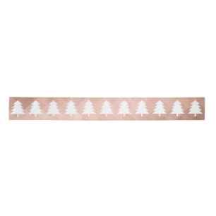Modern rose gold christmas tree holidays luxury satin ribbon