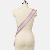 Modern Rose Gold Glitter Elegant Glamour Template Sash (Mannequin)