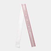 Modern Rose Gold Glitter Elegant Glamour Template Sash (Front)