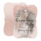 Modern rose gold glitter ombre photo Quinceañera