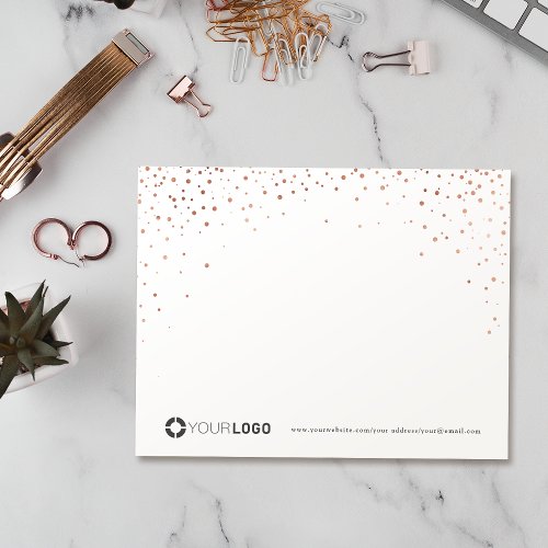 Modern rose gold glitter personalized Stationery Thank You Card