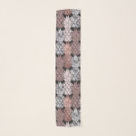 Modern Rose Gold Glitter Pink Pineapples Pattern Scarf<br><div class="desc">This elegant and modern design is a marrying between tropical summer elements and chic modern elements. It features a faux printed rose gold sparkly glitter, rose gold foil, black and white marble, and blush pink pineapple collage pattern. It's stylish, trendy, luxurious, glamorous, and chic! ***IMPORTANT DESIGN NOTE: For any custom...</div>