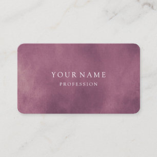 Modern Rose Gold Minimal Silk Metallic White Business Card