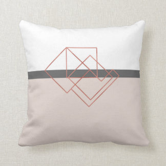 modern rose gold pillow