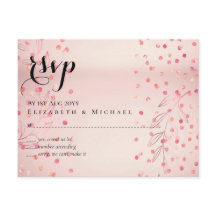 Modern Rose Gold Trendy Budget Wedding