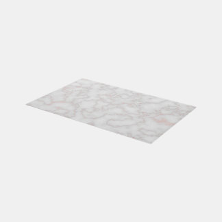 Modern Rose & Gray Marbled Area Rug