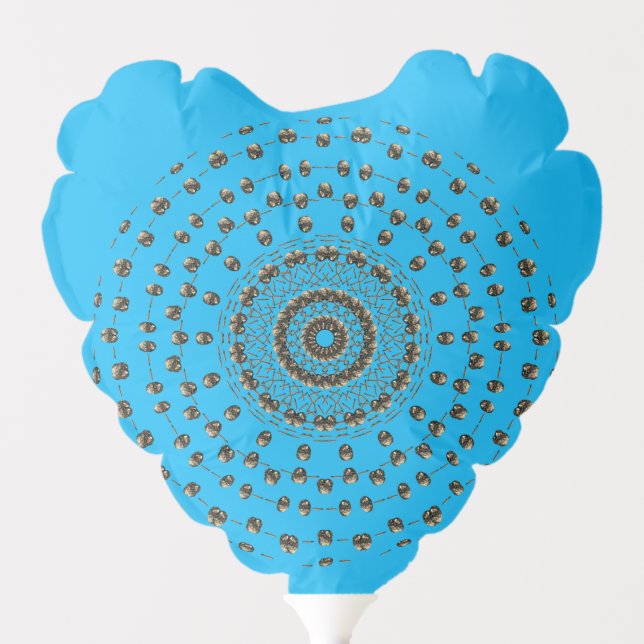 MODERN_ROSE_ LIGHT_BLUE BALLOON (Front)