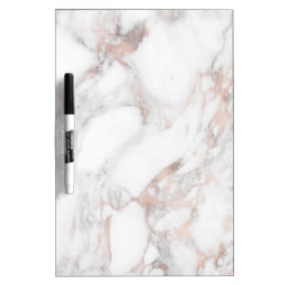 Modern Rose Marble Background Template Elegant Dry Erase Board
