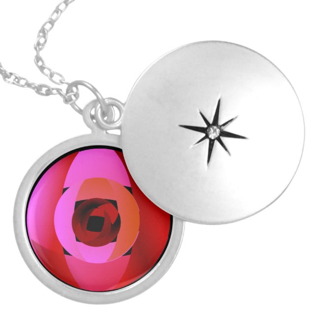 Modern Rose Necklace (Front)