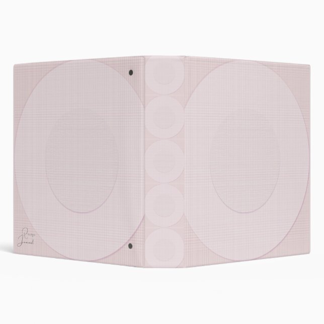 Modern Rose Pink Pastel Bg Pattern 3 Ring Binder (Background)