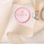 Modern Rose Wedding Monogram Initials Wax Seal Stamp<br><div class="desc">The "Modern Rose Wedding Monogram Initials Wax Seal Stamp" is a fusion of contemporary charm and timeless elegance, designed to make your wedding stationery truly unforgettable. This exquisite wax seal stamp showcases a delicately crafted rose motif intertwined with your monogram initials, making it the perfect finishing touch for your special...</div>