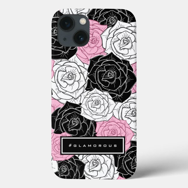 Modern roses Case-Mate iPhone case (Back)