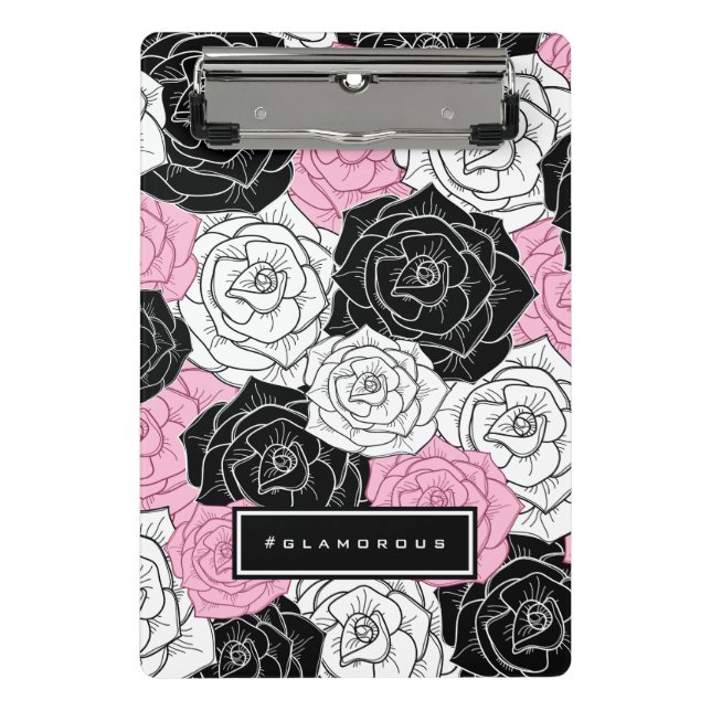 Modern roses mini clipboard (Front)