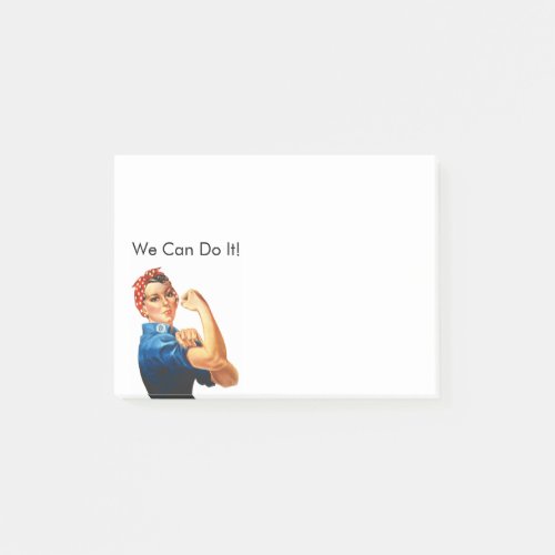 Modern Rosie the Riveter Post_it Notes