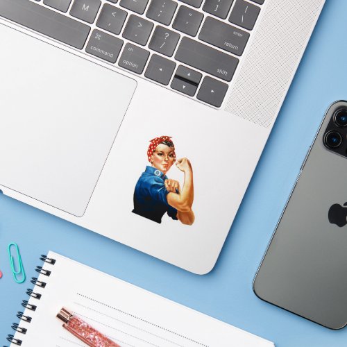 Modern Rosie the Riveter Sticker