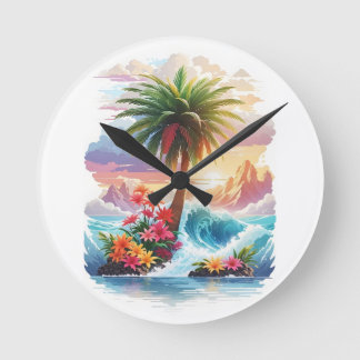 Modern Round Acrylic Wall Clock