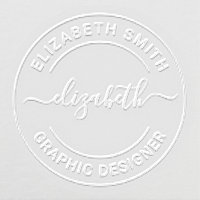 Modern Round Script Name Professional