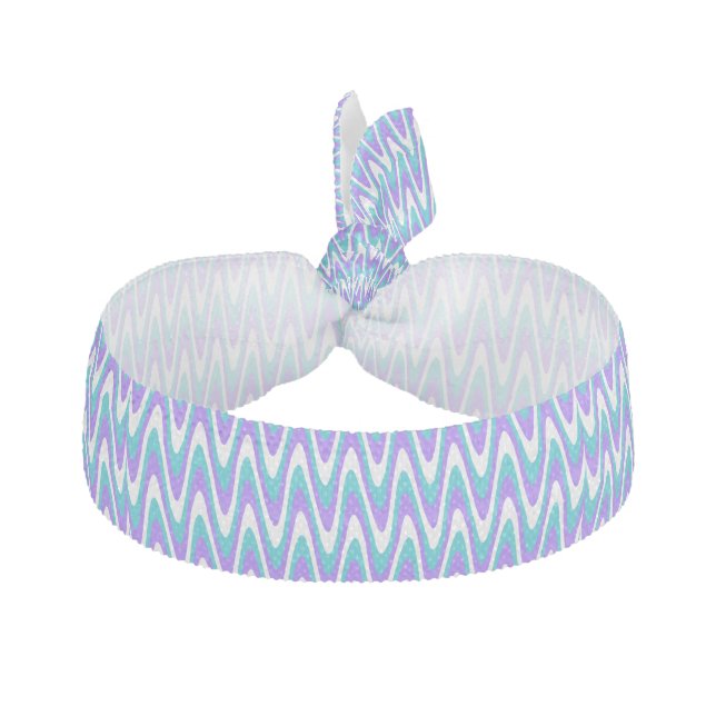 Modern Rounded Chevrons Hair Tie (Front)
