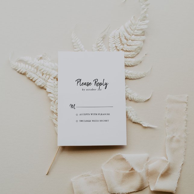 Modern RSVP Card (Creator Uploaded)