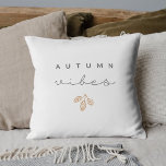 Modern Rustic Autumn Vibes Decorative Throw Pillow<br><div class="desc">Custom-designed decorative throw pillow for the autumn season featuring "Autumn Vibes" modern rustic design.</div>