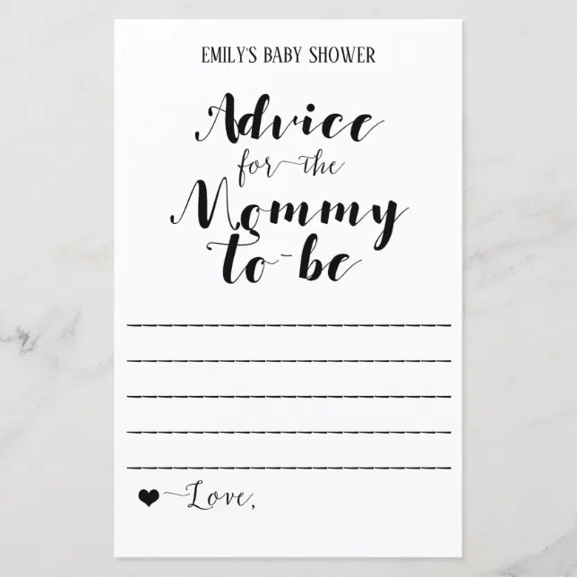 Modern Rustic Baby Shower Game PRINTED | Zazzle
