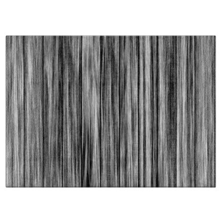 Modern Rustic Black Gray Wood Grain Pattern Cutting Board