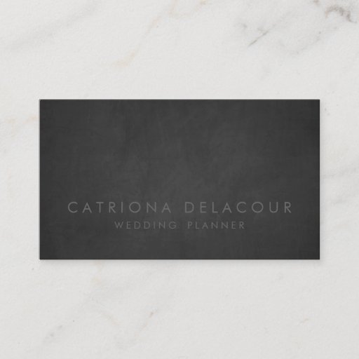Customizable Modern Rustic Chalkboard Business Card
