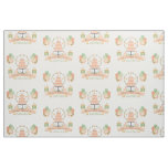 modern rustic chic birthday fabric