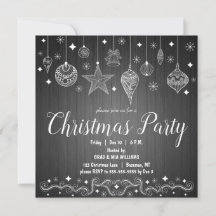 Modern Rustic Elegant Holiday Christmas Party