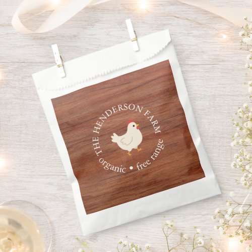 Modern Rustic Farmhouse Business  Favor Bag