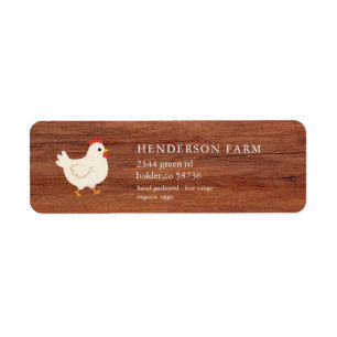Modern Rustic Farmhouse Business Label