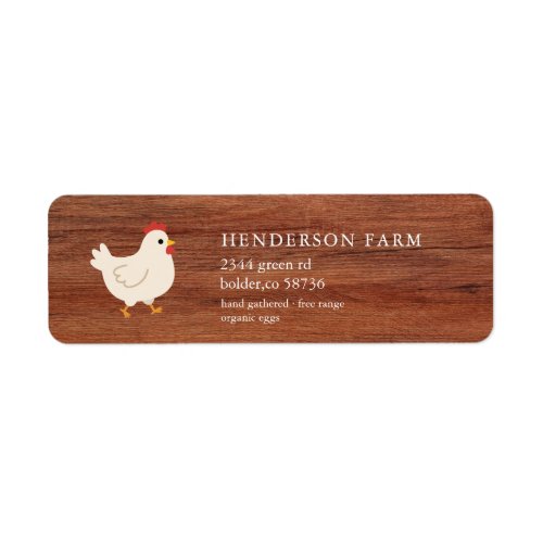Modern Rustic Farmhouse Business Label