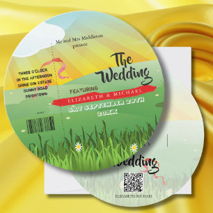 Modern Rustic Festival Wedfest Wedding Invitation