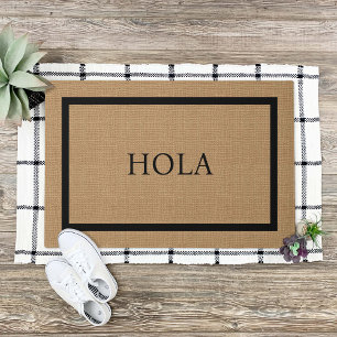 Modern Rustic Hola Doormat